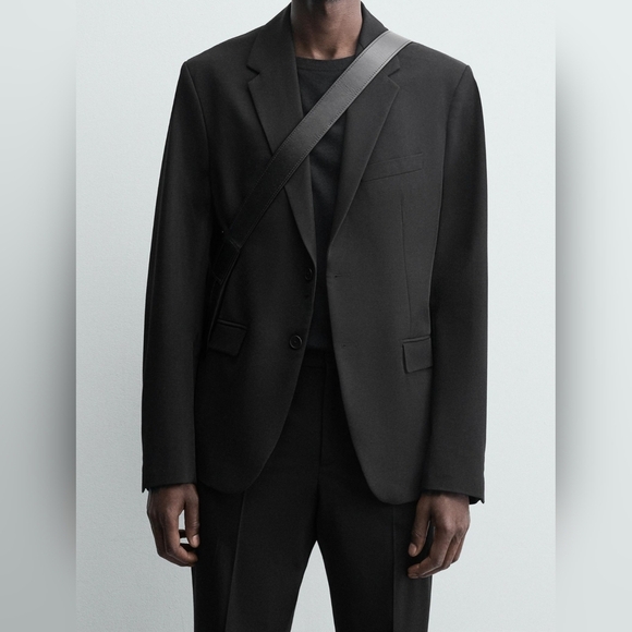 Zara Other - Zara Men’s Comfort Suit Jacket, Traveler Cool Comfort High IQ, Black, Size 40